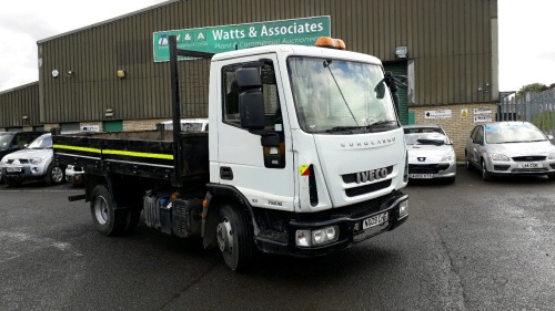 2009 IVECO EURO CARGO tipper wagon (NX09 CHF) (White) (V5 in office)