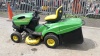 2008 JOHN DEERE LR135 Automatic petrol driven ride on mower c/w collector (s/n 082487) - 8