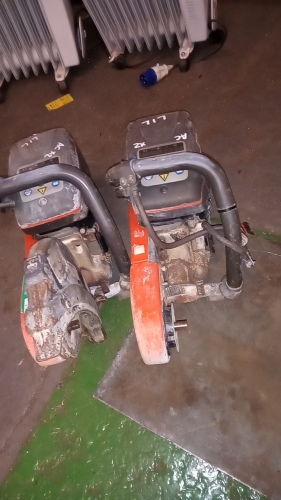 2 x HUSQVARNA K760 petrol stone saw (spares)