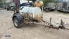 Single axle fast tow vacuum tanker