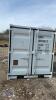 BASTONE 8' steel site cabin with barn doors & personnel door - 2