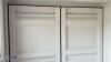 BASTONE 8' steel site cabin with barn doors & personnel door - 9