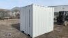 BASTONE 8' steel site cabin with barn doors & personnel door - 12