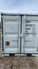 BASTONE 8' steel site cabin with barn doors & personnel door - 13