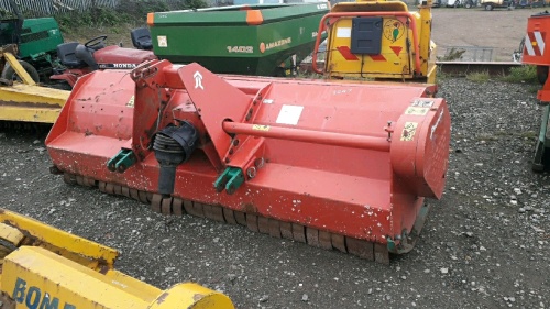 KVERNELAND FXN 2.8m flail roller mower c/w pto shaft (s/n MACHOXX1011174)