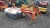 PZ ZWEEGERS CM165 2 drum mower c/w pto shaft