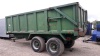 2007 BAILEY 15t twin axle tipping trailer c/w hydraulic back door, spring draw bar (s/n 6514) - 2