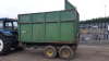 FRASER twin axle tipping trailer c/w silage sides, silage rear door & grain rear door - 2