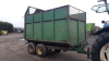 FRASER twin axle tipping trailer c/w silage sides, silage rear door & grain rear door - 6