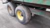 FRASER twin axle tipping trailer c/w silage sides, silage rear door & grain rear door - 7