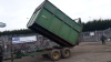 FRASER twin axle tipping trailer c/w silage sides, silage rear door & grain rear door - 13