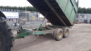 FRASER twin axle tipping trailer c/w silage sides, silage rear door & grain rear door - 14