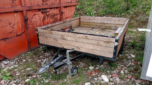 6 x 6 wooden trailer