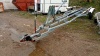 4 wheeled 30ft boat trailer & winch (plated to 2800kg, will carry 26' boat) - 2