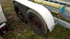 4 wheeled 30ft boat trailer & winch (plated to 2800kg, will carry 26' boat) - 8