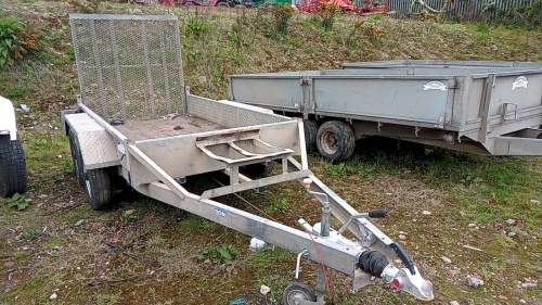 INDESPENSION 2.7t twin axle plant trailer (s/n 075700)