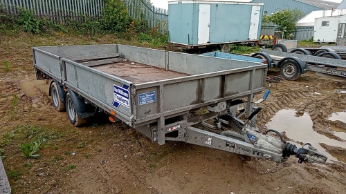 2018 IFOR WILLIAMS 3.5t 14ft trailer c/w ramps (s/n SCKD00000J5149199)