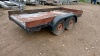 10' x 5' 6'' twin axle trailer - 8