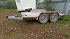 GRAHAM EDWARDS 3t (12' x 6' 6'') twin axle plant trailer (s/n B14012109) - 2