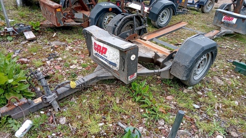 Single axle pedestrian roller trailer (346886)