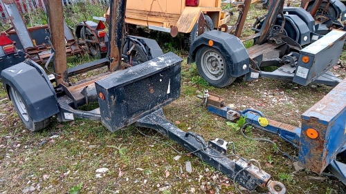 Single axle pedestrian roller trailer (3189901)