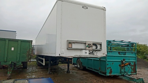 44ft arctic tandem box trailer c/w tail lift