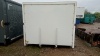 QUICKSLIDE 16'6'' x 7'10'' curtainside truck body, rear barn doors, small divider inside (white) - 2