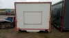 QUICKSLIDE 16'6'' x 7'10'' curtainside truck body, rear barn doors, small divider inside (white) - 4