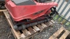 CASTLE petrol lawn tractor c/w mower decks etc (spares or repairs) - 2