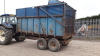 Twin axle tipping trailer c/w silage sides & folding grain sides - 2