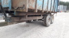 Twin axle tipping trailer c/w silage sides & folding grain sides - 14