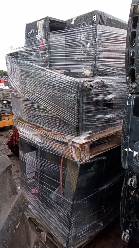 Pallet of gas cabinet heaters