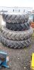 2 x 380/85 R30 & 2 x 380/90/R46 wheels & tyres to suit DEUTZ AGROTRON