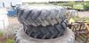 2 x 380/85 R30 & 2 x 380/90/R46 wheels & tyres to suit DEUTZ AGROTRON - 3