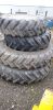 2 x 380/85 R30 & 2 x 380/90/R46 wheels & tyres to suit DEUTZ AGROTRON - 9