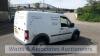 2013 FORD TRANSIT CONNECT T200 van (GJ13 RXN) (White) (MoT 16th December 2021) (V5, MoT, other history & service book in office)(Subject to finance) - 2