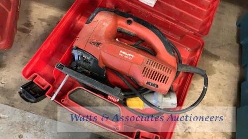 HILTI WS850 110v jigsaw c/w case