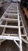 2 x alluminium step ladders - 2