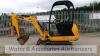 2014 JCB 801.4 rubber tracked excavator (s/n T02076504) with 2 buckets, blade & piped (NO VAT) - 2