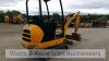 2014 JCB 801.4 rubber tracked excavator (s/n T02076504) with 2 buckets, blade & piped (NO VAT) - 9