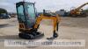 2021 LM10 1t rubber tracked excavator (s/n 21C070319) with 3 buckets, blade, piped, off-set, cab & service kit - 6