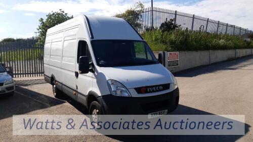 2011 IVECO DAILY LWB diesel van (NX11 BSY) (White) (MoT 23rd March 2022) (V5 & other history in office)(CATEGORY D INSURANCE LOSS)