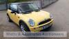 MINI ONE petrol car (KL52 XDN) (Yellow) (MoT 25th March 2022) (V5, MoT, service book & manual in office) - 2