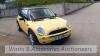 MINI ONE petrol car (KL52 XDN) (Yellow) (MoT 25th March 2022) (V5, MoT, service book & manual in office) - 3