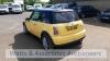 MINI ONE petrol car (KL52 XDN) (Yellow) (MoT 25th March 2022) (V5, MoT, service book & manual in office) - 7