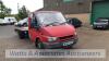 2002 FORD TRANSIT recovery truck c/w 8ft aluminium ramps (MV02 FSG) (Red) (MoT 19th July 2021) (V5 & MoT in office)