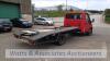 2002 FORD TRANSIT recovery truck c/w 8ft aluminium ramps (MV02 FSG) (Red) (MoT 19th July 2021) (V5 & MoT in office) - 3