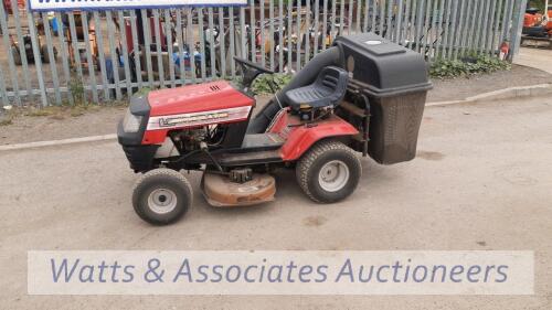 LAWNFLITE 444 petrol ride on mower c/w collector