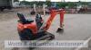 2012 KUBOTA K008-3 rubber tracked micro excavator (s/n 23462) with 2 buckets, blade, piped & expanding tracks - 4