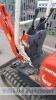 2012 KUBOTA K008-3 rubber tracked micro excavator (s/n 23462) with 2 buckets, blade, piped & expanding tracks - 14
